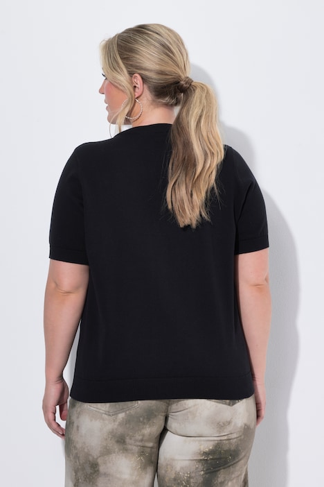 Strick-Shirt, Loose Fit, Halbarm