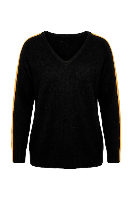Pullover, bequemer Fit, Raglanärmel, farbiges Piping