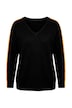 Pullover, bequemer Fit, Raglanärmel, farbiges Piping