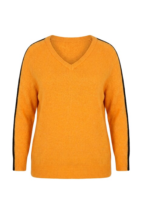 Pullover, bequemer Fit, Raglanärmel, farbiges Piping
