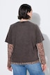 T-shirt, reekalfje, boxy, ronde hals, korte mouwen