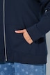 Sweatjacke, Kapuze, Langarm