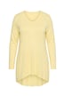 Pullover, A-Linie, leichter Strick, Langarm, Wellensaum