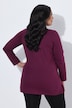 Longshirt, A-lijn, opstaande kraag, lange mouwen