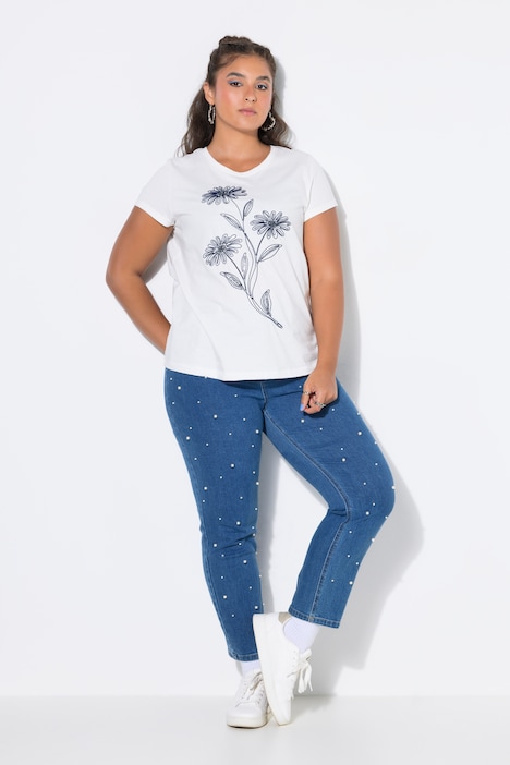 T-Shirt, Classic Shape, Pusteblume, Halbarm