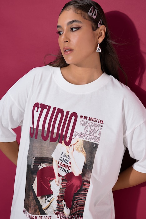 T-Shirt, Oversize Shape, Prints vorne