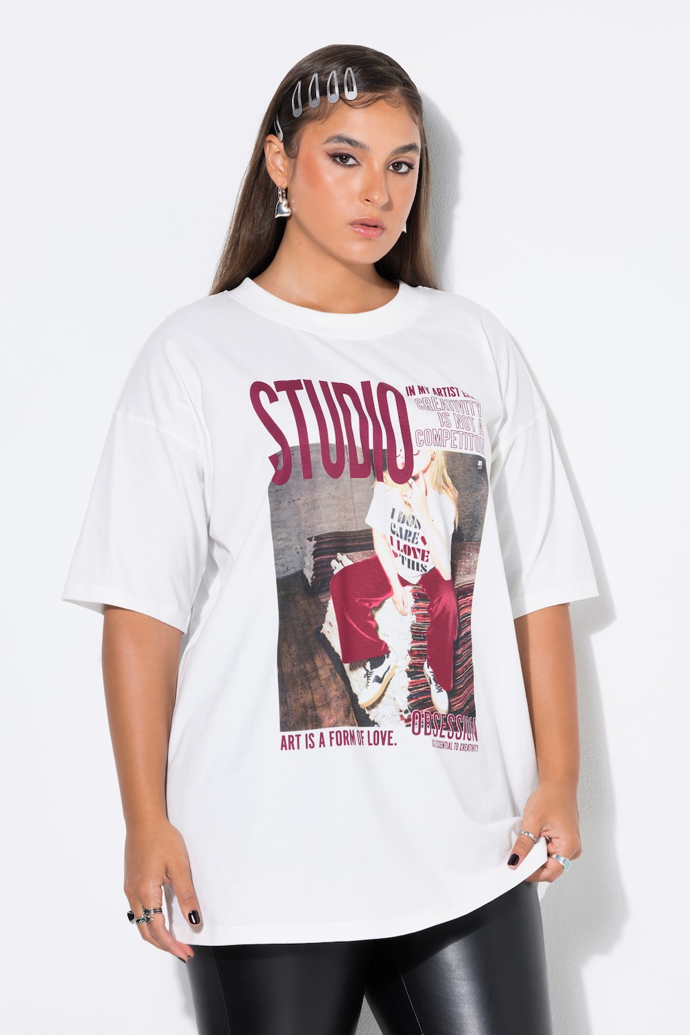 T-Shirt, Oversize Shape, Prints vorne