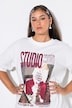 T-Shirt, Oversize Shape, Prints vorne