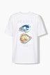 T-shirt i oversize pasform med Pearls Print