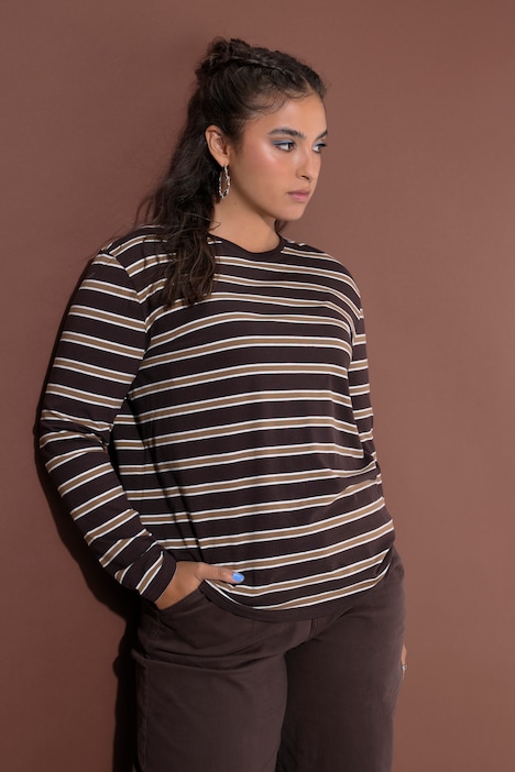 Longsleeve, Regular Shape, Ringeljersey