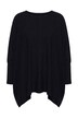 Strick-Poncho, oversized, breit überschnittene Schultern