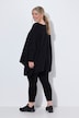 Gebreide poncho, oversized, brede oversized schouders