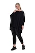Strick-Poncho, oversized, breit überschnittene Schultern