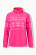 Norweger, Teddy-Fleece-Sweatshirt, Stehkragen