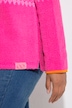 Norweger, Teddy-Fleece-Sweatshirt, Stehkragen