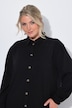 Hemdjacke, Loose Fit, Ziernaht, Langarm mit Manschetten