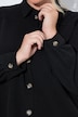 Hemdjacke, Loose Fit, Ziernaht, Langarm mit Manschetten