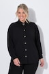Hemdjacke, Loose Fit, Ziernaht, Langarm mit Manschetten