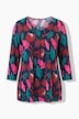 Weihnachts-Shirt, A-Linie, V-Ausschnitt, 3/4-Arm