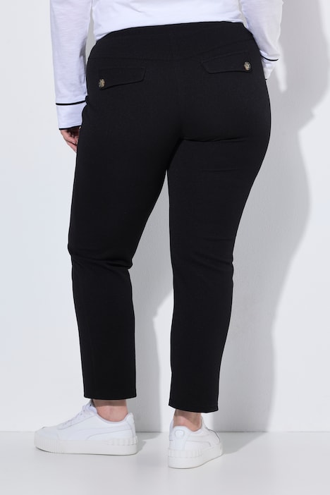 Jerseyhose, gerades Bein, Elastikbund