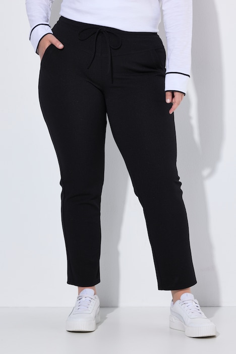 Jerseyhose, gerades Bein, Elastikbund