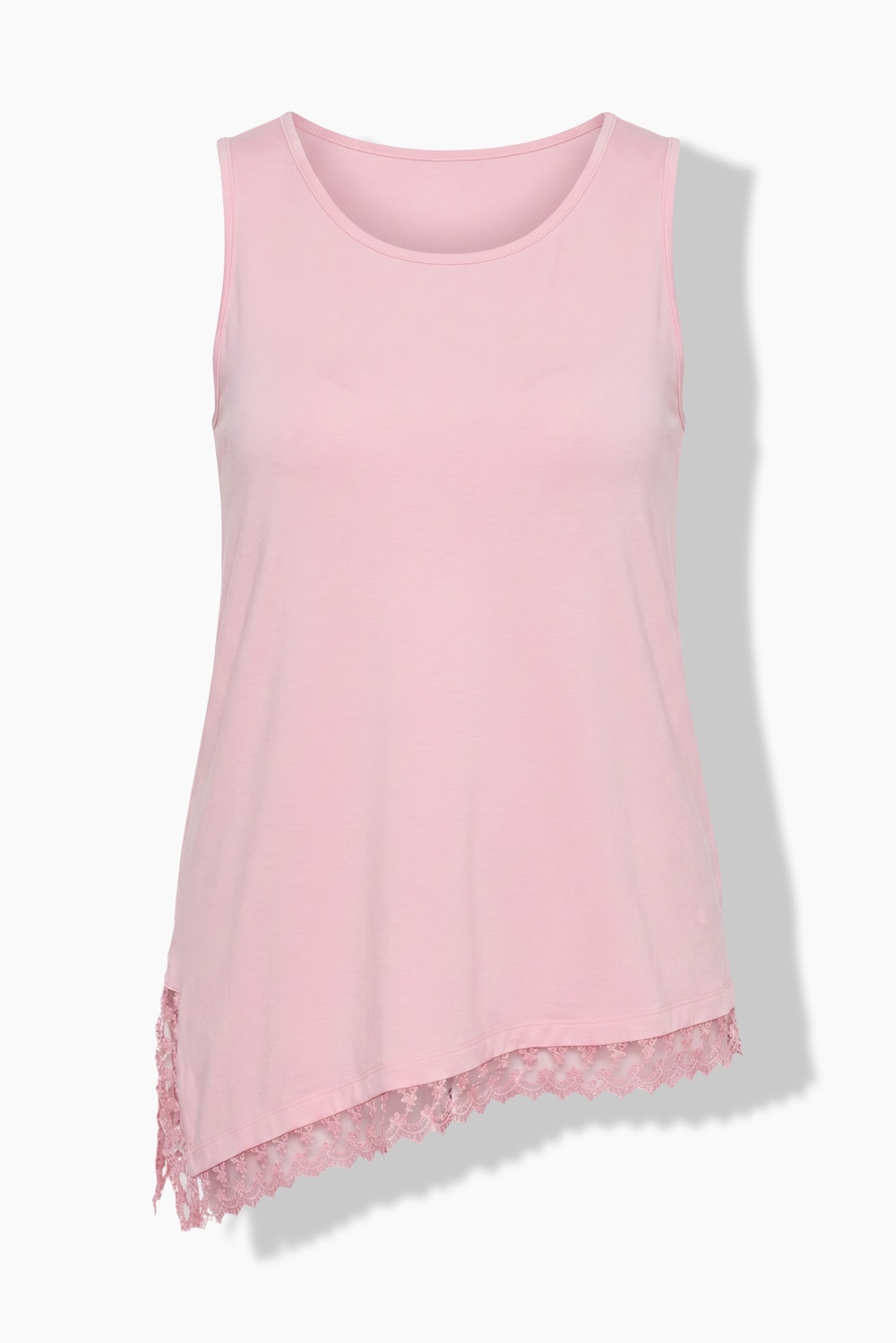 Longtop, A-Linie, Spitze am Saum