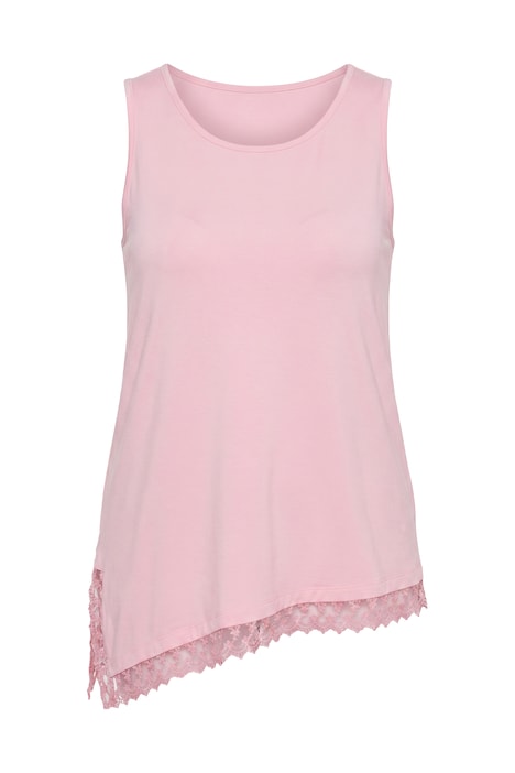 Longtop, A-Linie, Spitze am Saum