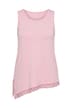 Longtop, A-Linie, Spitze am Saum