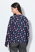 Weihnachts-Shirtbluse, Tunika-Ausschnitt, Langarm