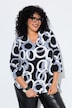 Shirt, Kreise, Kelchkragen, 3/4-Arm