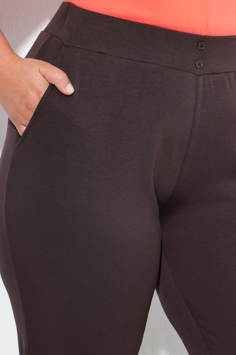 Joggpants, bequeme Passform, Elastikbund, Schmuckknöpfe