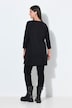 Weihnachts-Longshirt, A-Linie, V-Ausschnitt, 3/4-Arm