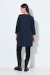 Weihnachts-Longshirt, A-Linie, V-Ausschnitt, 3/4-Arm