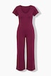 Jumpsuit, Slim Fit, Jersey, Flügelärmel