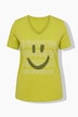T-shirt, comfort fit, smiley, korte mouwen
