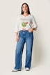 Jeans Mary, weites Bein, Komfortbund