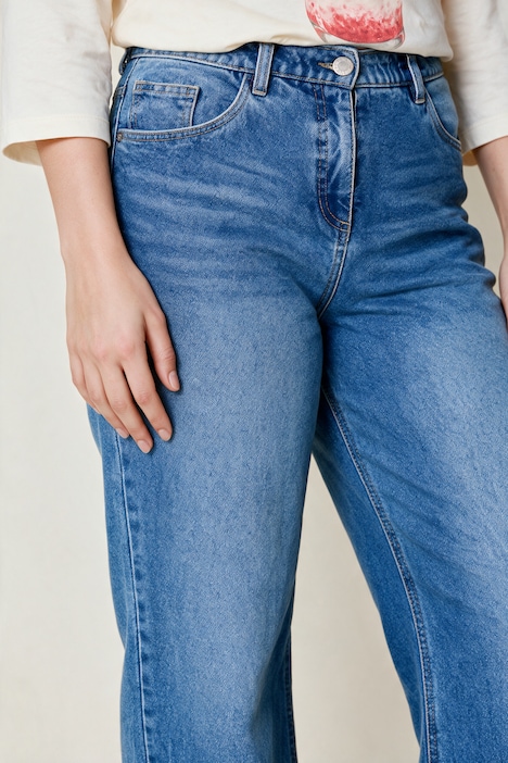 Jeans Mary, weites Bein, Komfortbund