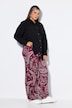 Palazzohose, Wide Legs, Paisley, elastischer Bund