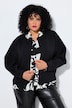 Oversized-Jacke, Barrel fit, Rundhals
