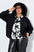 Oversized-Jacke, Barrel fit, Rundhals
