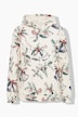 Holiday Bell Print Hooded Sweatshirt