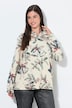 Holiday Bell Print Hooded Sweatshirt