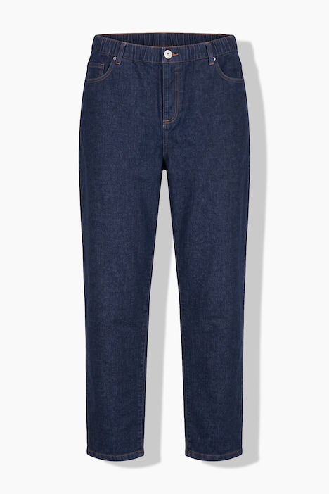 Mom-Jeans, Wide Mom Shape, Rinsed Denim, 5-Pocket
