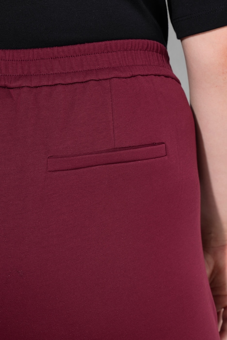 Punto broek, siernaad, toelopende pijpen, comfortabele tailleband