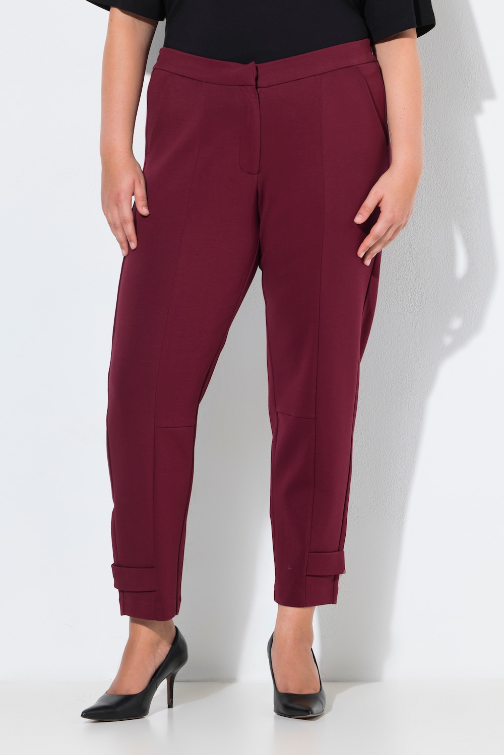 Punto-Hose, Ziernaht, konisches Bein, Komfortbund