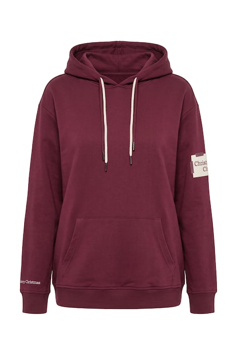 Weihnachts-Hoodie, Kapuze, Kordel, Langarm
