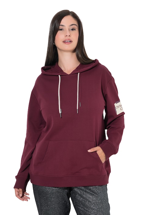 Weihnachts-Hoodie, Kapuze, Kordel, Langarm