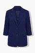 Blazer, Oversized, Reverskragen, geraffte 3/4-Ärmel