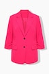 Blazer, Oversized, Reverskragen, geraffte 3/4-Ärmel