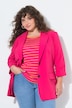 Blazer, Oversized, Reverskragen, geraffte 3/4-Ärmel